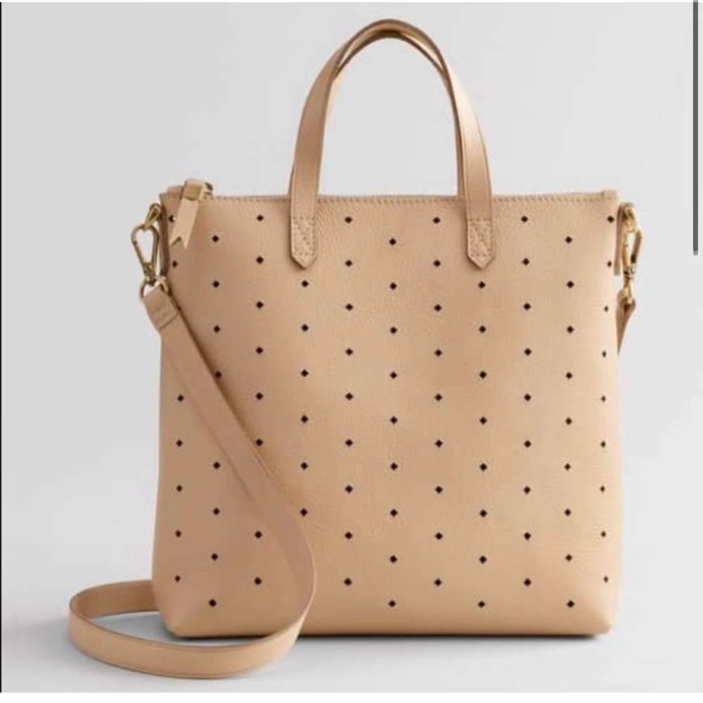 Brand New Madewell Bags Madewell Mini Transport Perforated Leather Bag